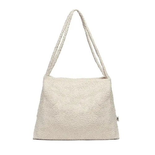 Jollein Wickeltasche Handtasche Shopper 34x43 cm Boucle Naturel