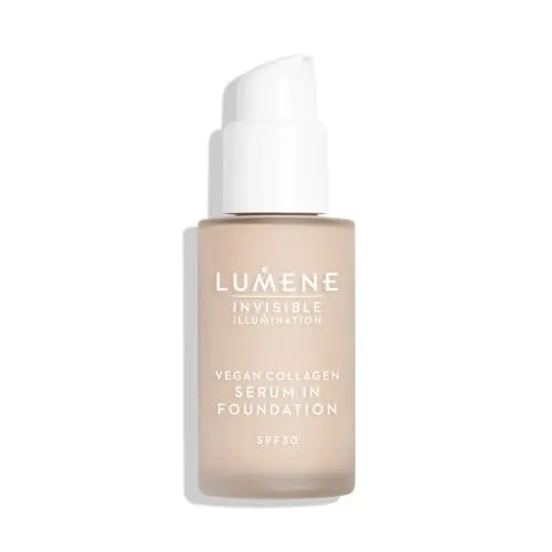 Lumene Invisible Illumination Vegan Collagen Serum in Foundation SPF30 Flüssige Foundation 30 ml 0.5