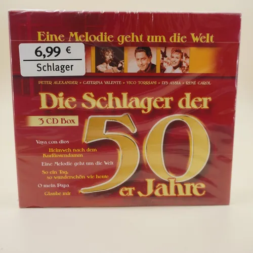 Various - Die Schlager der 50er Jahre  | CD | Zustand Neu / OVP