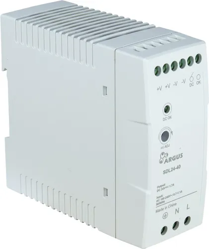 INTER-TECH SDN 24-40 Hutschienennetzteil 24V 40W - Kompaktes Hutschienennetzteil mit 24V Ausgang und 40W Leistung, ideal für den professionellen Einsatz in Steuerungs- und Automatisierungssystemen.