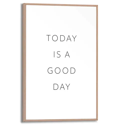 Bild TODAY BHT 20x30x1.60 cm bunt Kunstdruck Gemälde Wandbild