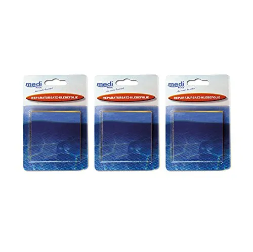 Medipool 3 x Reparatursatz Klebefolie Abziehfolie Folienflicken Flickzeug