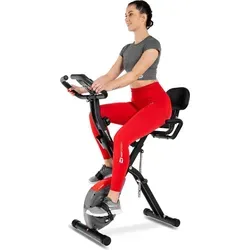 Hop-Sport Heimtrainer HS-3030X Apeks – Klappbarer Hometrainer mit LCD-Display und 10 Widerstandsstufen