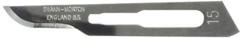 Swann-Morton 0105 Chirurgische Skalpellklinge Größe #15 von Swann-Morton