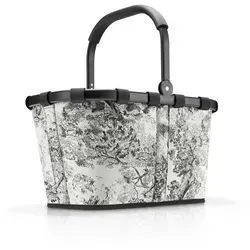 reisenthel Einkaufskorb Carrybag Polyester Grau, Weiß Grau - Einkaufstaschen & Einkaufstrolleys – Stylischer und robuster Einkaufskorb aus hochwertigem Polyester, ideal für den täglichen Einkauf und umweltfreundlich.