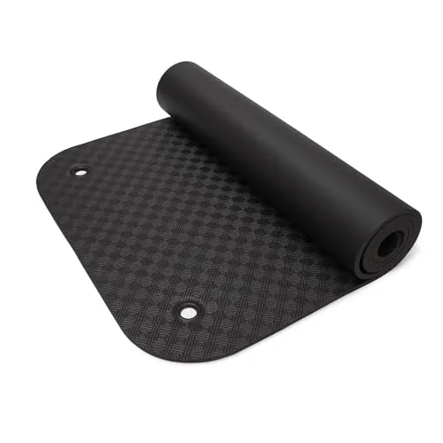 Produktbild Yogabox Gymnastikmatte Komfort Made in Germany mit Ösen, schwarz