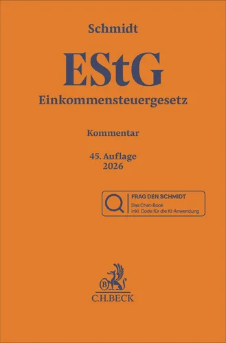 EStG Chat-Book: Einkommensteuergesetz mit KI-Anwendung FRAG DEN SCHMIDT - Das EStG Chat-Book bietet umfassende Erläuterungen zum Einkommensteuergesetz und unterstützt mit einer innovativen KI-Anwendung für schnelle Antworten. Ideal für Studierende und Fachleute in der Steuerberatung. Kategorie: Bücher.