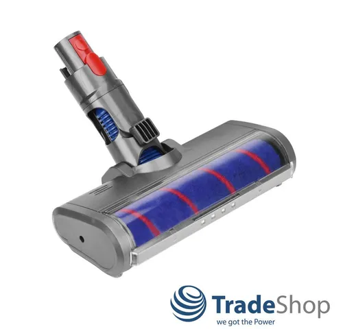 Trade-Shop Turbodüse für Dyson V7/V8/V10/V11/V15 – LED Hartbodendüse