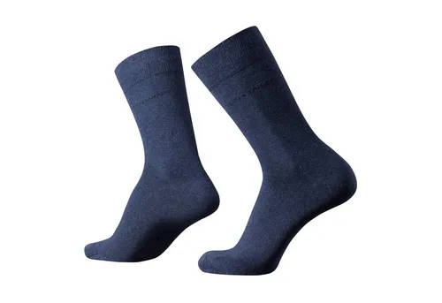 TOM TAILOR Socken Tom Tailor Herren Socken 2er Pack uni basic blau Tom Tailor Herren Socken 2er Pack uni basic blau