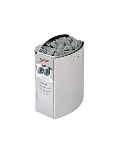 Harvia Saunaofen Vega 6.0kW mit integrierter Steuerung - Gartensaunas - Kompakter Saunaofen mit integrierter Steuerung, ideal für kleine Saunen und platzsparend mit nur 64x53cm Standfläche.