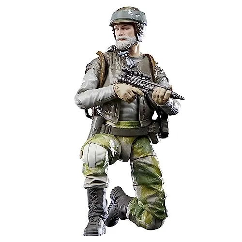 Star Wars F8285 BL Deluxe FIG 2B Black Series Rebel Trooper (Endor) - Actionfigur (15 cm) aus der Black Series, inspiriert von 'Return of the Jedi', mit beweglichem Design und vier Zubehörteilen – ein ideales Sammlerstück für Star Wars Fans ab 4 Jahren.