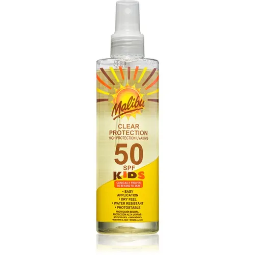 Malibu Clear Protection Schützender Spray SPF 50 für Kinder 250 ml