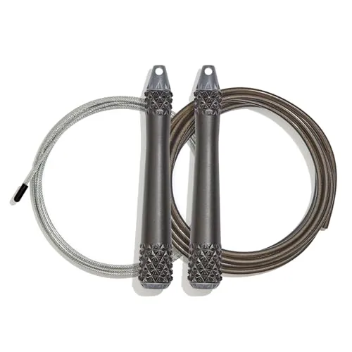 adidas Gewichtetes Springseil für intensives Training - Optimales Springseil für Fitness und Ausdauer. Mit drehbarem Kugellager und zwei Seiloptionen für individuelles Training. Inklusive Tragetasche aus recyceltem Polyester.