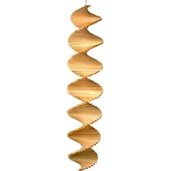 Windspiel Spirale aus Holz, 80 cm – Wunderschöne Gartenverzierung