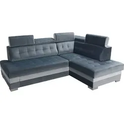 Robin Paris Ecksofa mit Schlaffunktion und 5 verstellbaren Kopfstützen