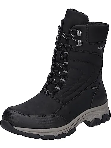 Westland Damen Snowboots Chambery 02,Weite G (Normal),Wechselfußbett,wasserdicht,Schneestiefel,Schneeboots,Schneeschuhe,schwarz,40 EU / 6.5 UK