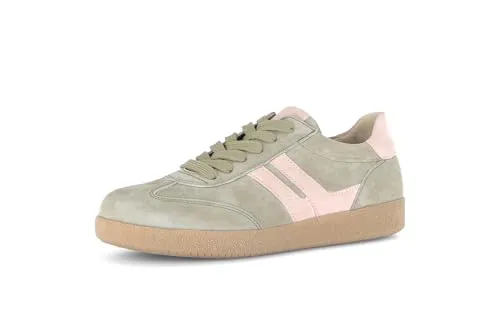 GABOR Sneaker low Rauleder Damen, Gr. 38, grün von Gabor