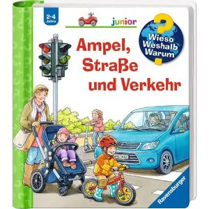 Ravensburger Spielbuch 32878, Wieso Weshalb Warum, Ampel, Straße und Verkehr, 2-4 Jahre, Sachbuch