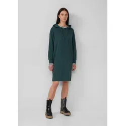 s.Oliver Scuba-Kleid mit Kapuze und Taschen in grün von s.Oliver