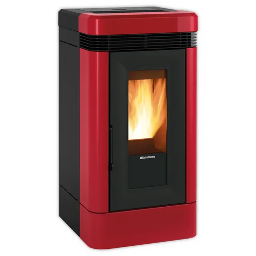 Extraflame kanalisierter Pelletofen | LUCIA PLUS.16 | 12,0 kW | bordeaux