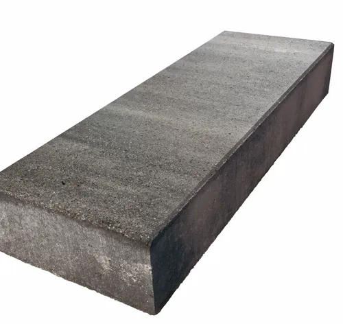 Stufen VIA BLOCKSTUFE WEIß-SCHWARZ 100/35/15 CM - Hochwertige Blockstufen für den Außenbereich, robust und wetterbeständig, ideal für kreative Gestaltungsmöglichkeiten im Garten.