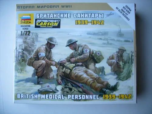 Zvezda 500786228 British Medical Personnel Figurensatz - 1:72