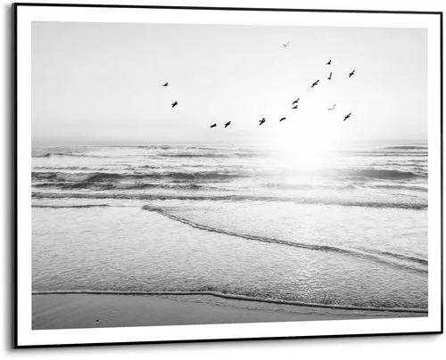 Reinders! Kunstdruck Sonnenuntergang in schwarz von Reinders!