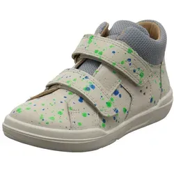 Superfit Jungen Superfree Sneaker, Weiß Hellblau 1000, 23 EU - Sneaker für Jungen: Barfußschuh für gesunde Fußentwicklung mit anatomischer Form und herausnehmbarer Einlegesohle aus chromfreiem Leder.