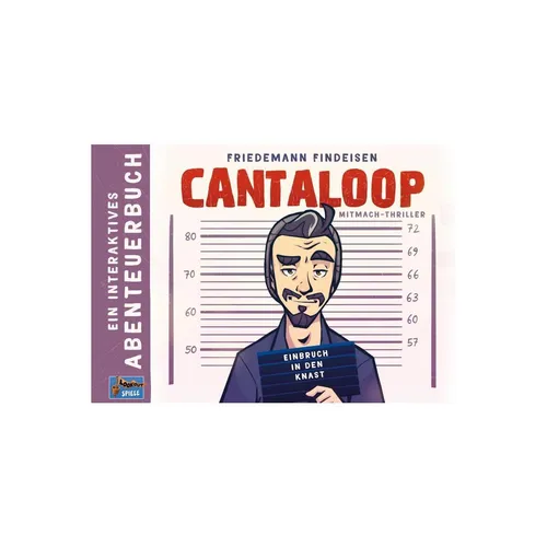 Lookout Spiele | Cantaloop – Buch 1: Einbruch in den Knast | Interaktives Abenteuerbuch - Erlebe ein fesselndes interaktives Abenteuerbuch mit 20 aufregenden Schauplätzen und kniffligen Rätseln. Ideal für Gruppen oder Einzelspieler ab 12 Jahren!