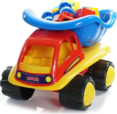 Hemar Kinder LKW mit Bausteinen K2