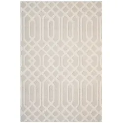 Carpet City Teppich FLAIR138 - Beige Kurzflor Teppich im Skandi-Stil - Teppich für Wohnzimmer im Skandi-Stil, maschinell gewebt, robust & strapazierfähig, ideal für Fußbodenheizung, Maße: 200 cm x 290 cm, Höhe: 11 mm.