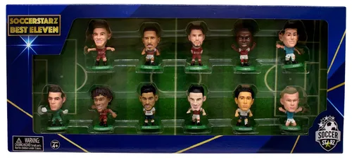 SoccerStarz - Best Eleven Team Pack 11 Figur (V2) - Action- & Spielfiguren, perfektes Sammlerstück für Fußballfans mit 11 detailgetreuen Figuren für spannende Spiele und kreative Spielwelten.