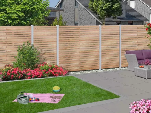 Woodtex Sichtschutzzaun Rhombus Lärche 180x180 cm - Hochwertiger Sichtschutzzaun aus Kiefernholz, robust und witterungsbeständig. Mit einfacher Montage überzeugt er als stilvolle Abgrenzung für Garten und Terrasse.