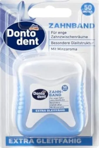 Dontodent Zahnband extra gleitfähig, 50 m