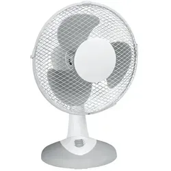 HELLER TWV 236 Tischventilator 30W, 23 cm, weiß/hellgrau