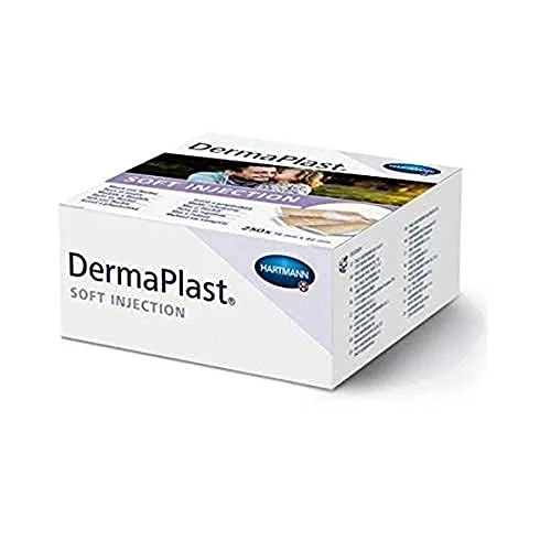 HARTMANN 5353811 DermaPlast Sensitive Injection Wundpflaster, 4cm x 1.6cm, 250 Stück