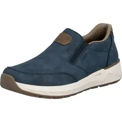Herren Slipper RIEKER, Gr. 45, grau - Sportlicher Slip-on Sneaker aus Lederimitat mit elastischem Gummizug, ideal für bequemes Tragen im Alltag. Perfekt für Herren, die Wert auf Stil und Komfort legen.