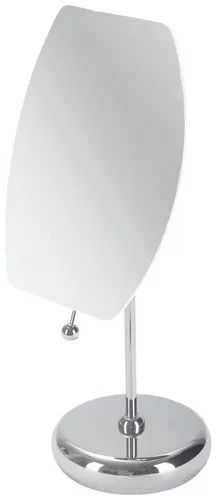 Möve Kosmetikspiegel oval silberfarben - Eleganter Kosmetikspiegel in ovaler Form, ideal für präzises Make-up. Maße: 15,5 cm x 19 cm, leicht und handlich für jedes Badezimmer.