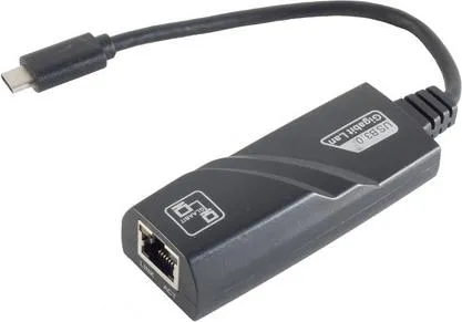 Ethernet Adapter USB 3.1 C Stecker / RJ45 Buchse