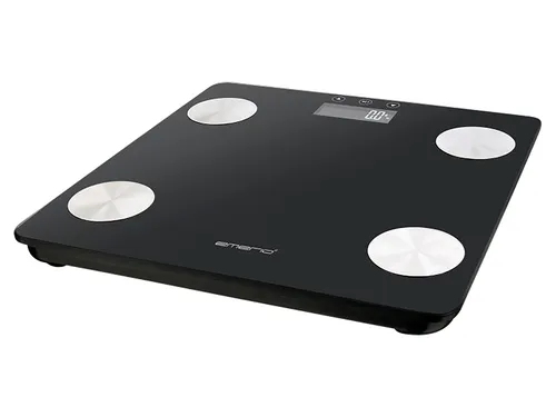 EMERIO Personenwaage BR-125479, Körperanalyse-Funktion, glas, schwarz