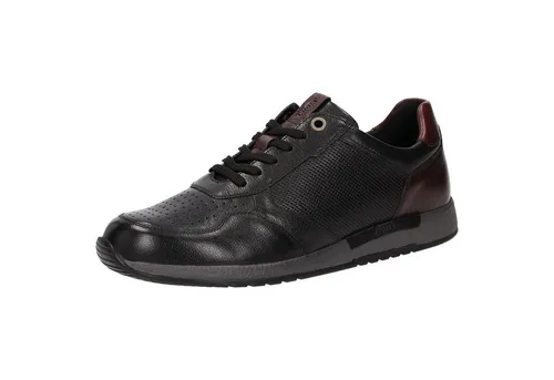 Sioux Herren Sneaker Rojaro-718 aus Kalbleder - Hochwertige Sneaker mit sportlicher Optik und Keilabsatz, ideal für den Alltag. Das Wechselfußbett sorgt für individuellen Komfort.