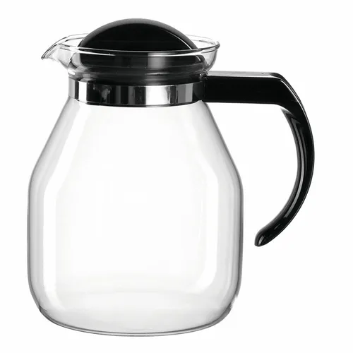 Montana-Glas Teekanne Schwarz-Weiß in schwarz von Montana