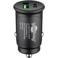 Dual-USB Auto Schnellladegerät USB-C PD schwarz, Power Delivery