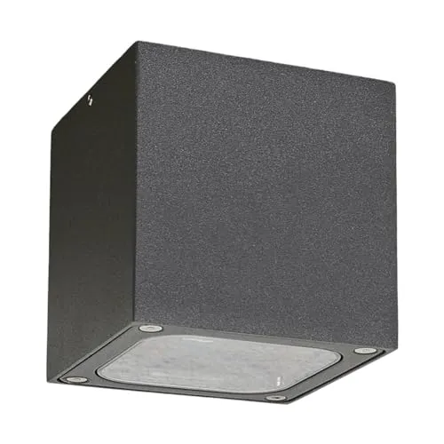Produktbild Würfelförmige LED-Außendeckenlampe Tanea