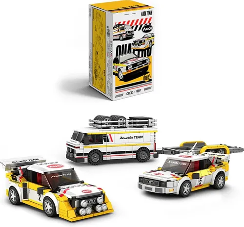 Happy Build Bole Brick PB8812 Audi Sport Quattro S1 Mini 3in1 Konstruktions-Spielset