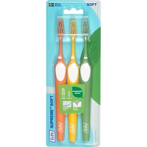 Weiche Zahnbürsten von TePe D-A-CH