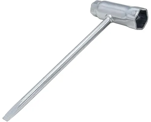 DAKCOS Kombischlüssel, Zündkerzenschlüssel, T-Schlüssel, Kettensägenschlüssel, 13 mm x 19 mm für Motorsägen