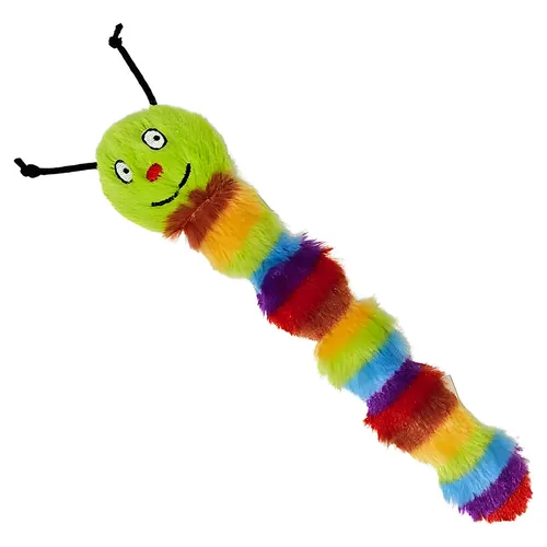 Nobby Plüsch Knisterraupe, mit Catnip 24 cm