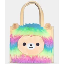 Squishmallows Leonard Tote Bag - Handtaschen mit weichem Plüsch und praktischem Innenfach, Leonard der Löwe bringt Farbe in deinen Alltag!