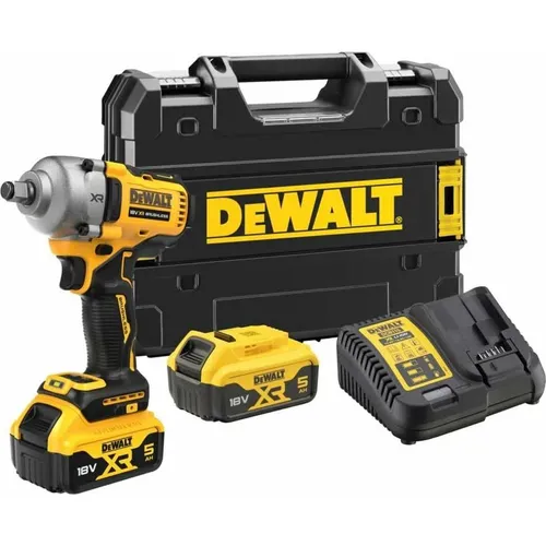 DeWALT DCF891P2T Akku-Schlagschrauber 18V - Akkuschrauber mit 2x5Ah Lithium-Ionen-Akkus, ideal für professionelle Anwendungen und hohe Leistung bei jedem Projekt.